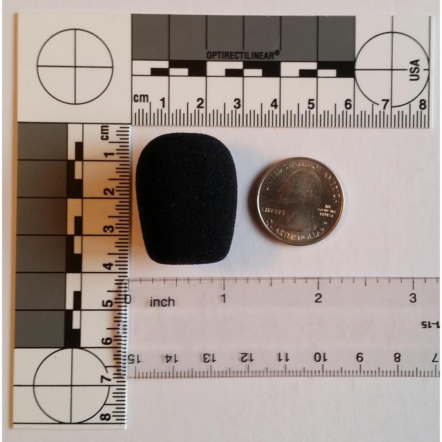 Funda de micrófono lavalier Compete Audio CA12 - Paquete de 12