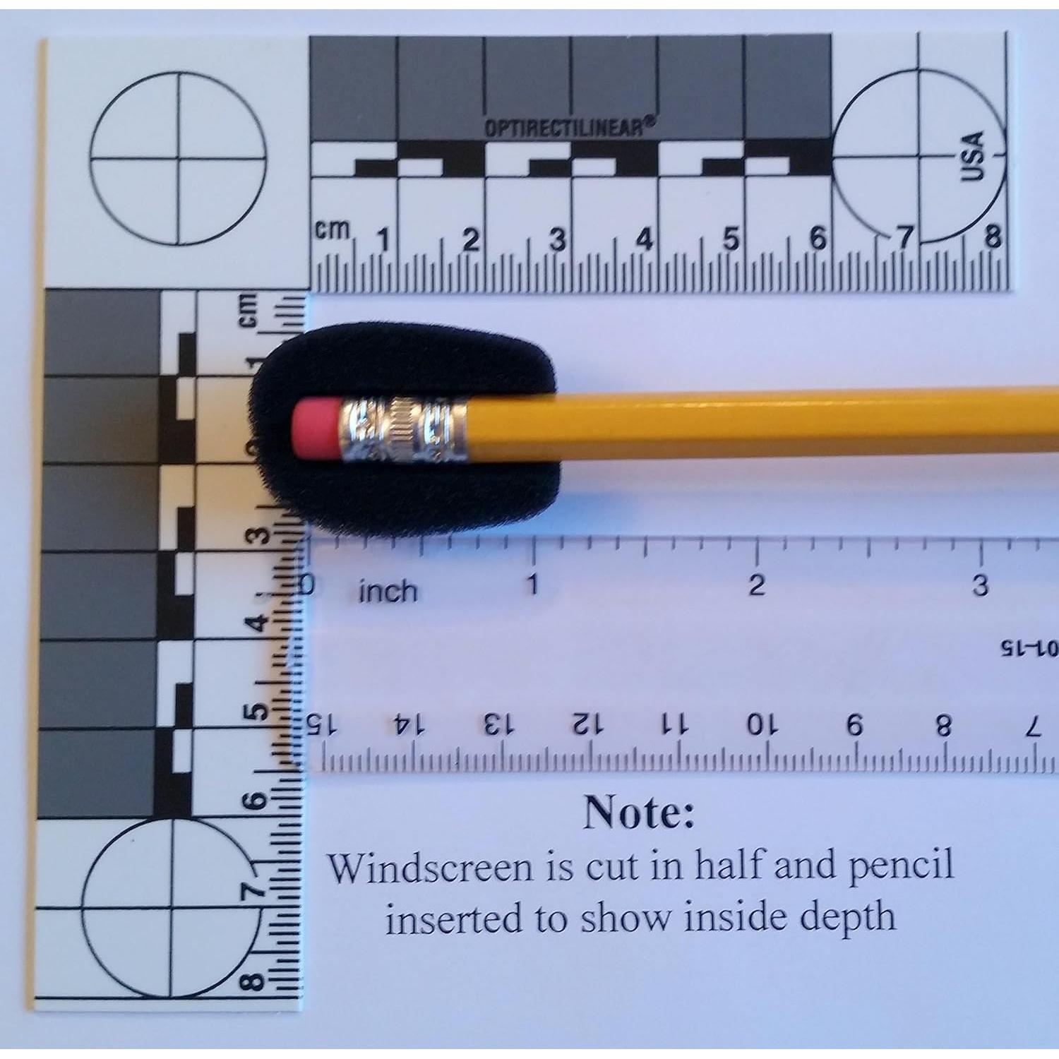 Funda de micrófono lavalier Compete Audio CA12 - Paquete de 12