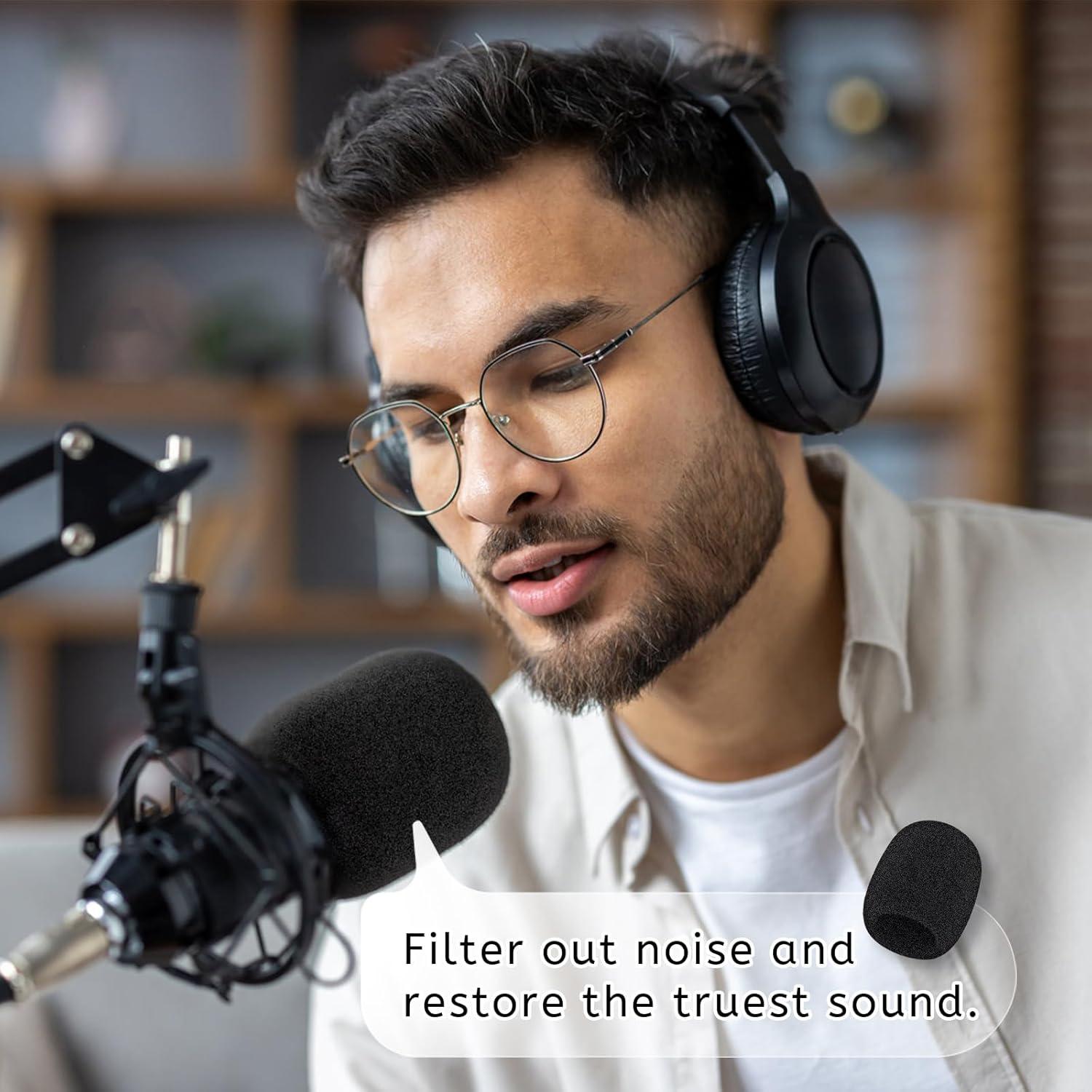 Cubiertas de micrófono de espuma 6 piezas para SM58 y E835