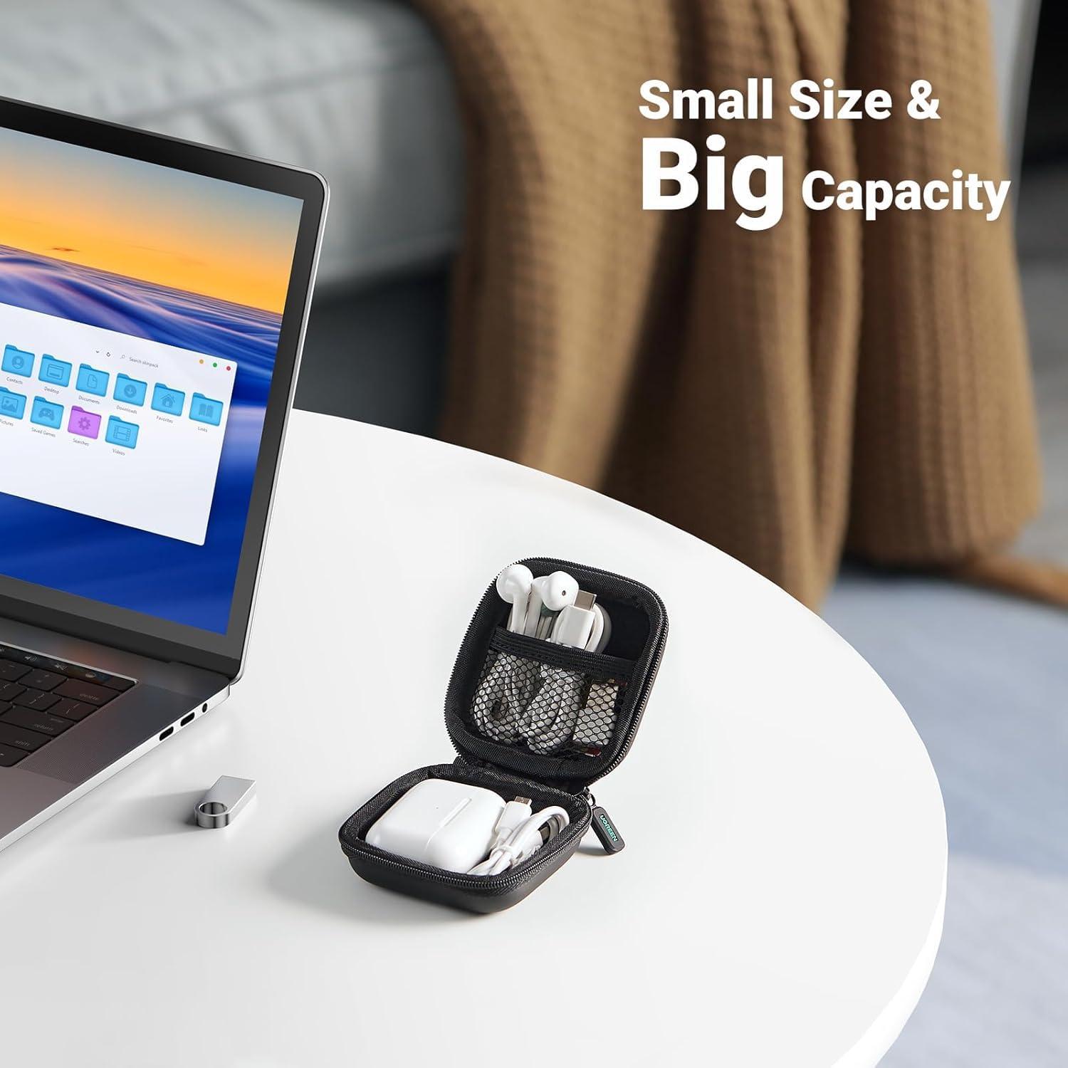 Estuche UGREEN para Auriculares Inalámbricos Negro Impermeable