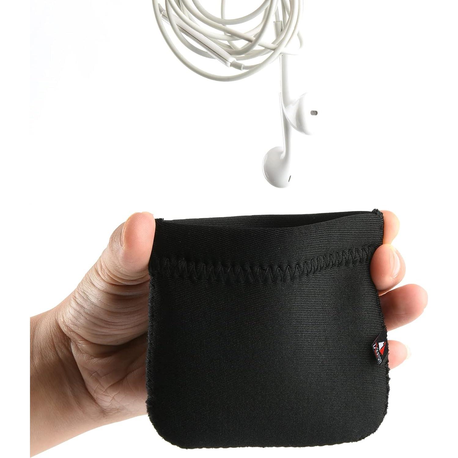 Estuche de neopreno Lightning Power para auriculares 10x10 cm