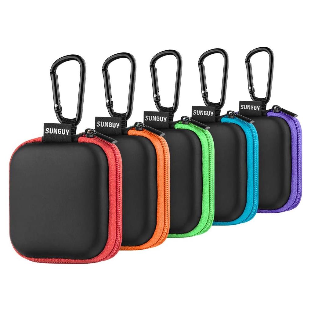 Funda para Auriculares SUNGUY D011-5pack con Mosquetones