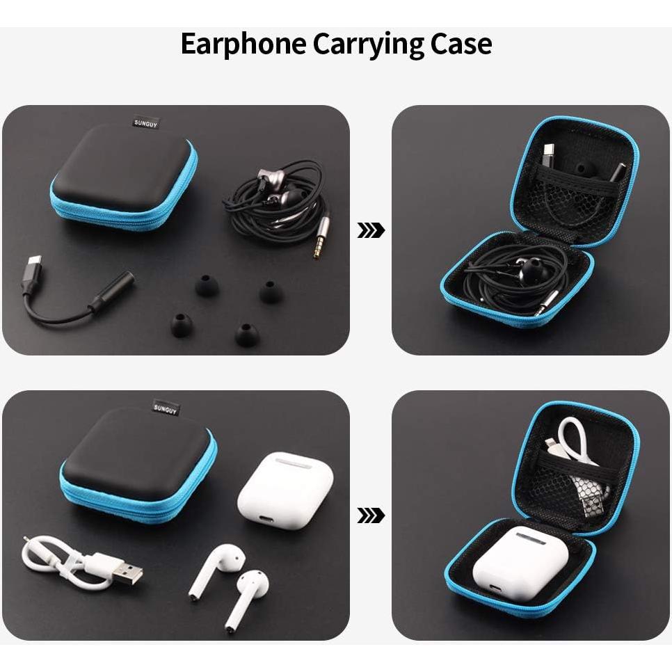 Funda para Auriculares SUNGUY D011-5pack con Mosquetones