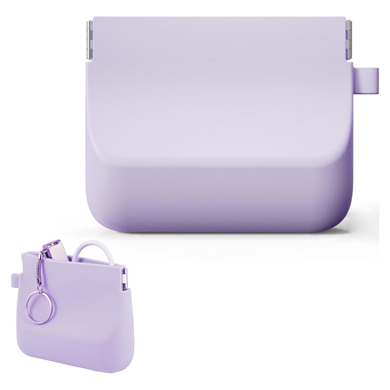 Organizador de Auriculares de Silicona Freewindo Pequeño Púrpura