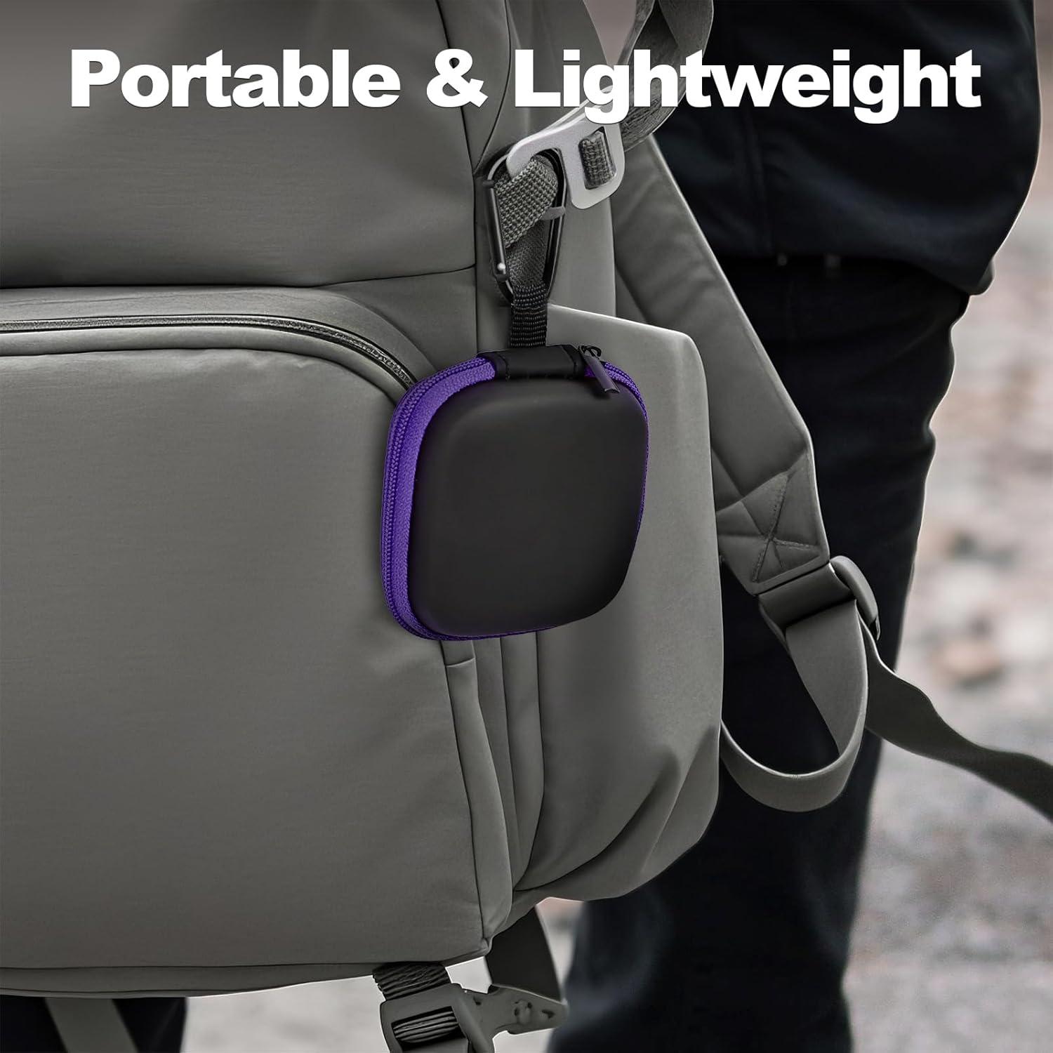 Funda de Almacenamiento para Auriculares Linsaner 2 Piezas Verde y Púrpura