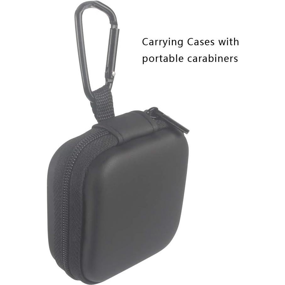 Portable Square Earphone Carrying Case Mini Pouch Storage for Smartphone Earphone Bluetooth Headset Small Storage Bags, 2-Pack