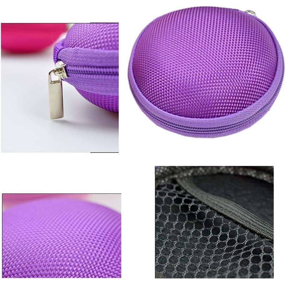 Estuche de Viaje Compacto Rosa WLngtv - Funda Dura para Auriculares