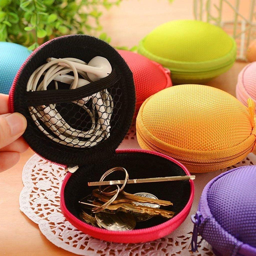 Estuche de Viaje Compacto Rosa WLngtv - Funda Dura para Auriculares