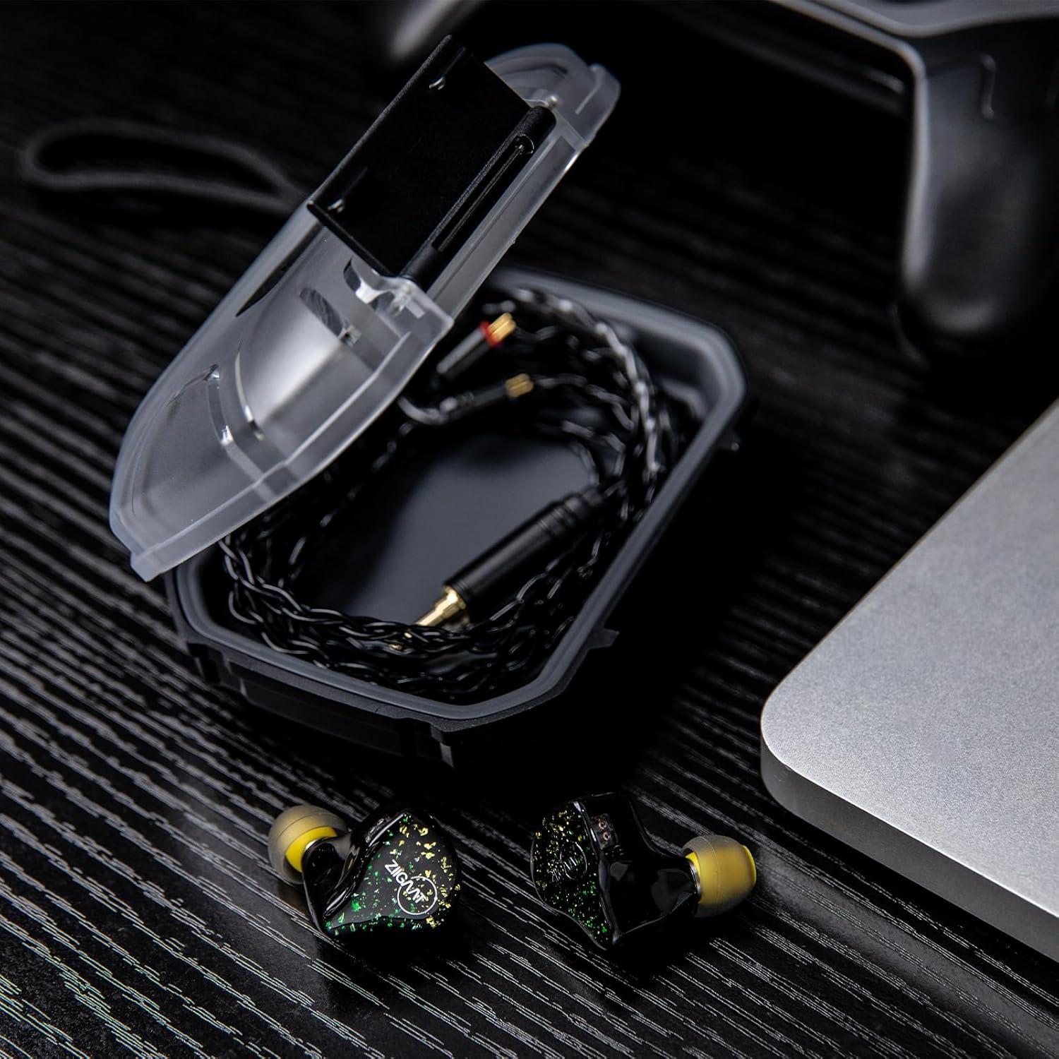 Estuche duro portátil Linsoul LC02 para auriculares IEM