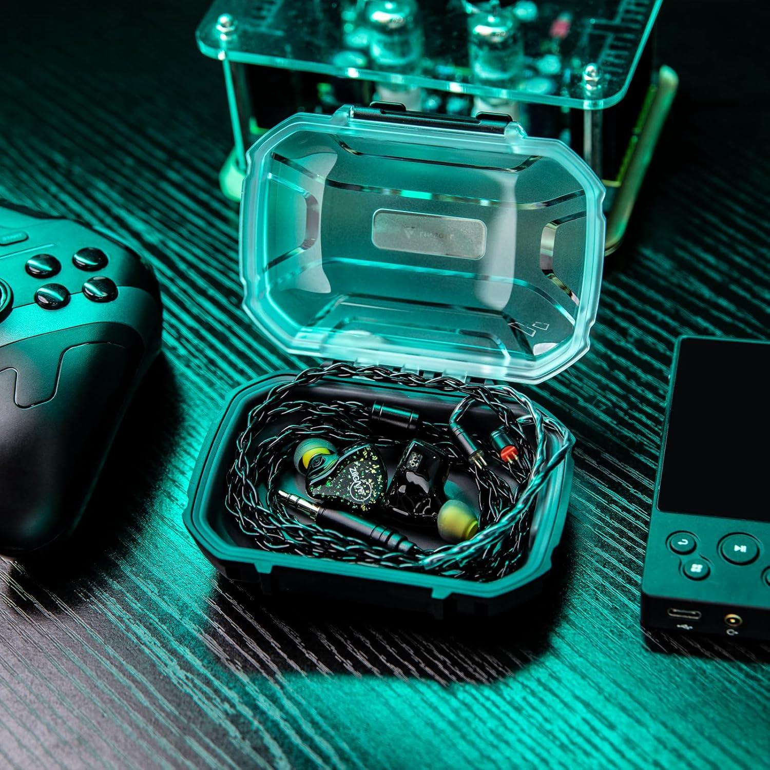 Estuche duro portátil Linsoul LC02 para auriculares IEM