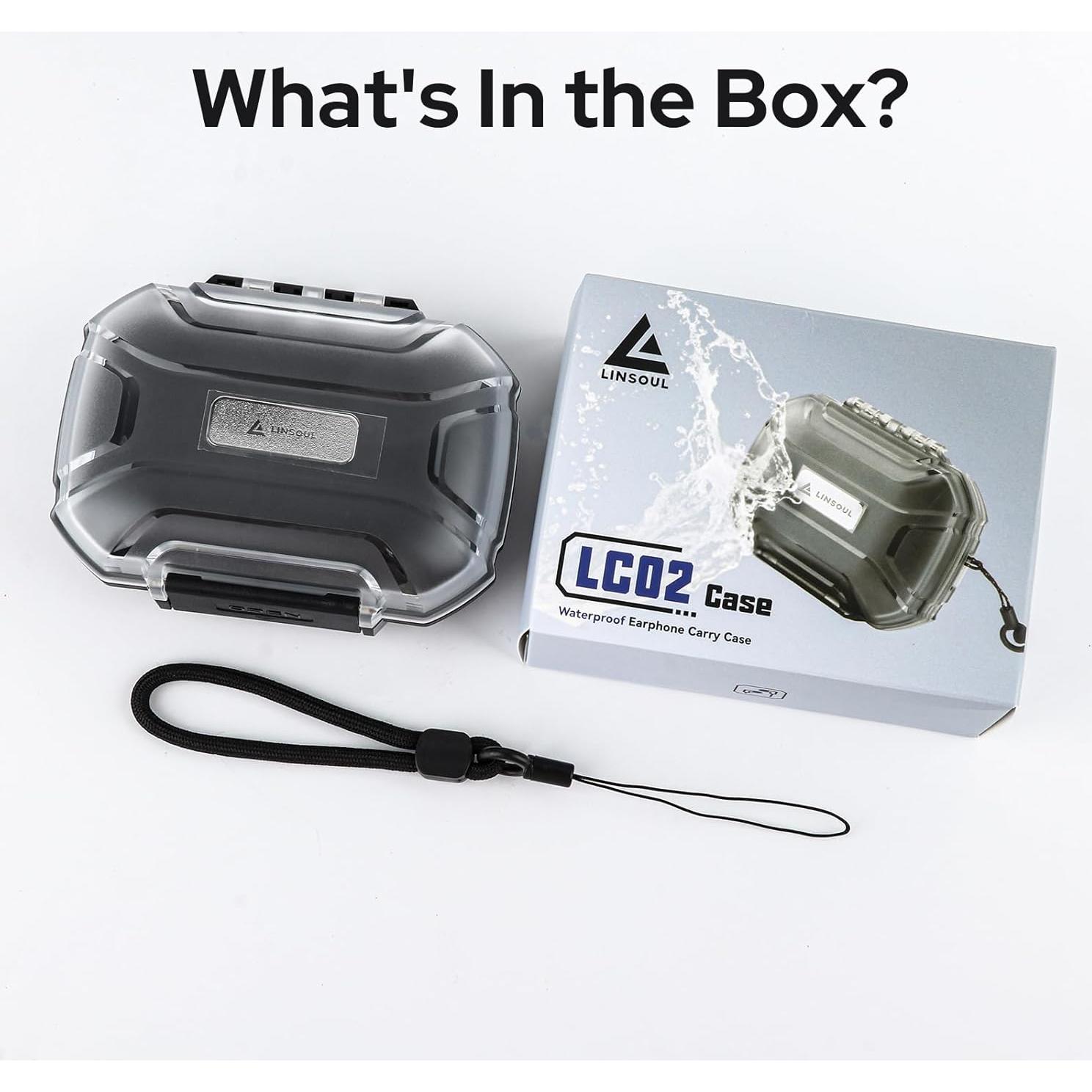 Estuche duro portátil Linsoul LC02 para auriculares IEM