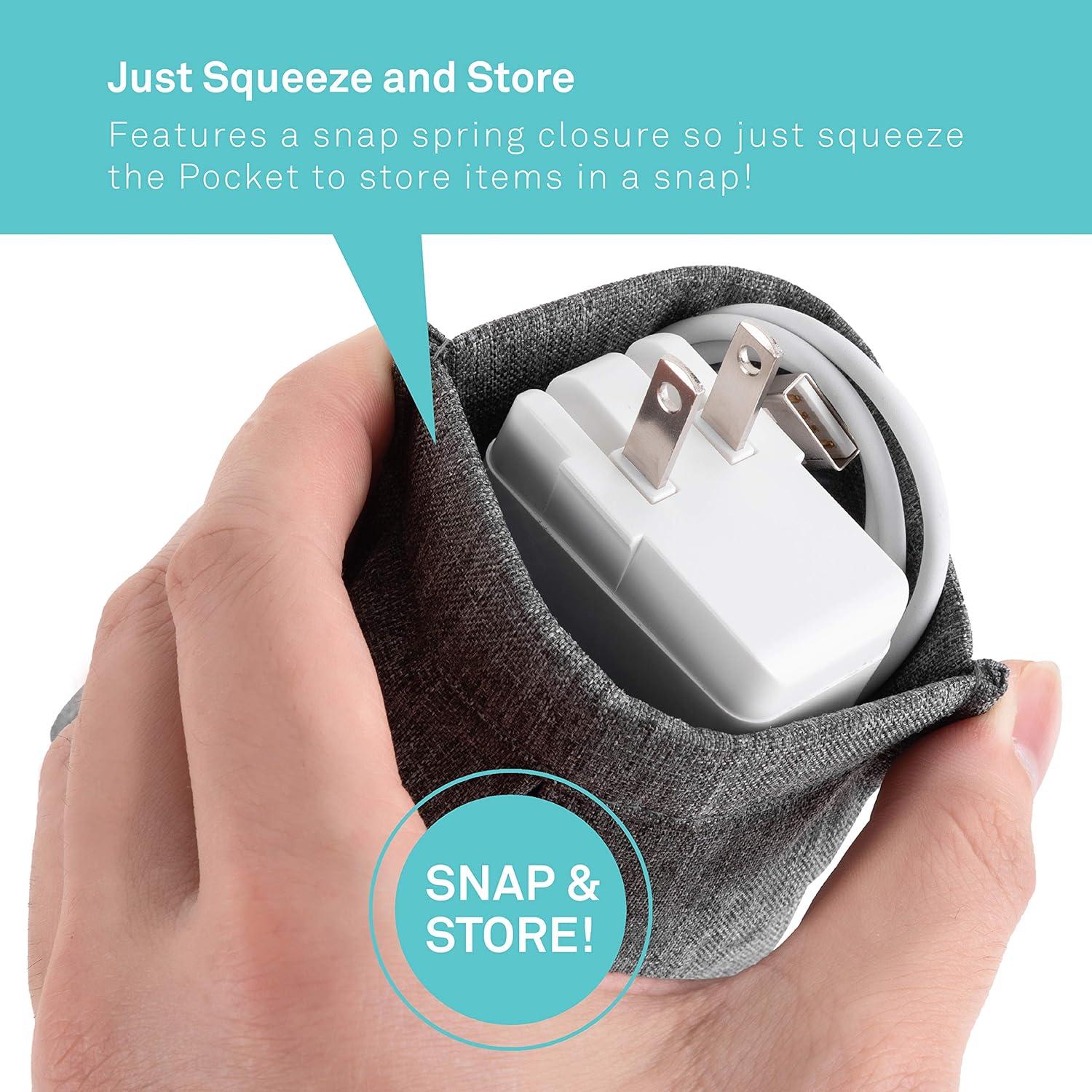 Bolsa Acolchada para Auriculares y Cargador UT Wire Gris