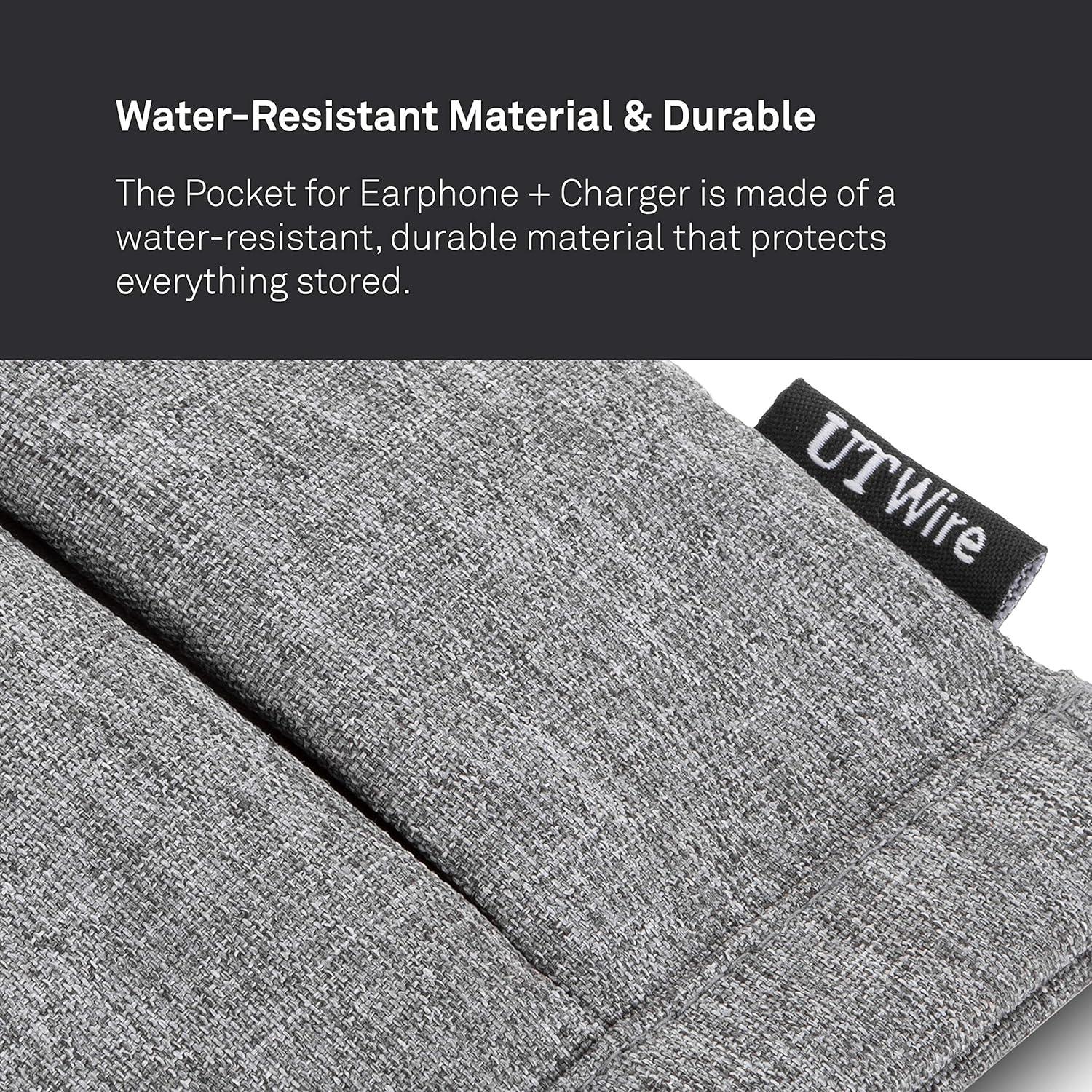 Bolsa Acolchada para Auriculares y Cargador UT Wire Gris