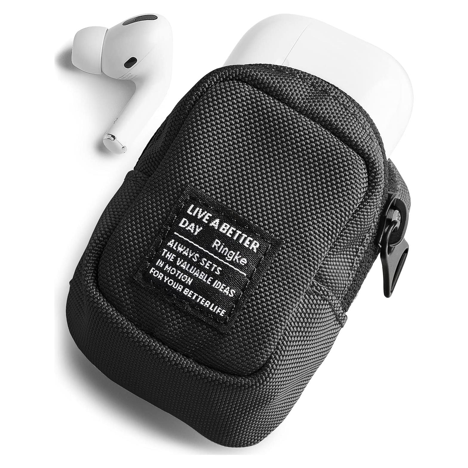 Bolsa Mini Pouch Ringke Negra para Auriculares Inalámbricos