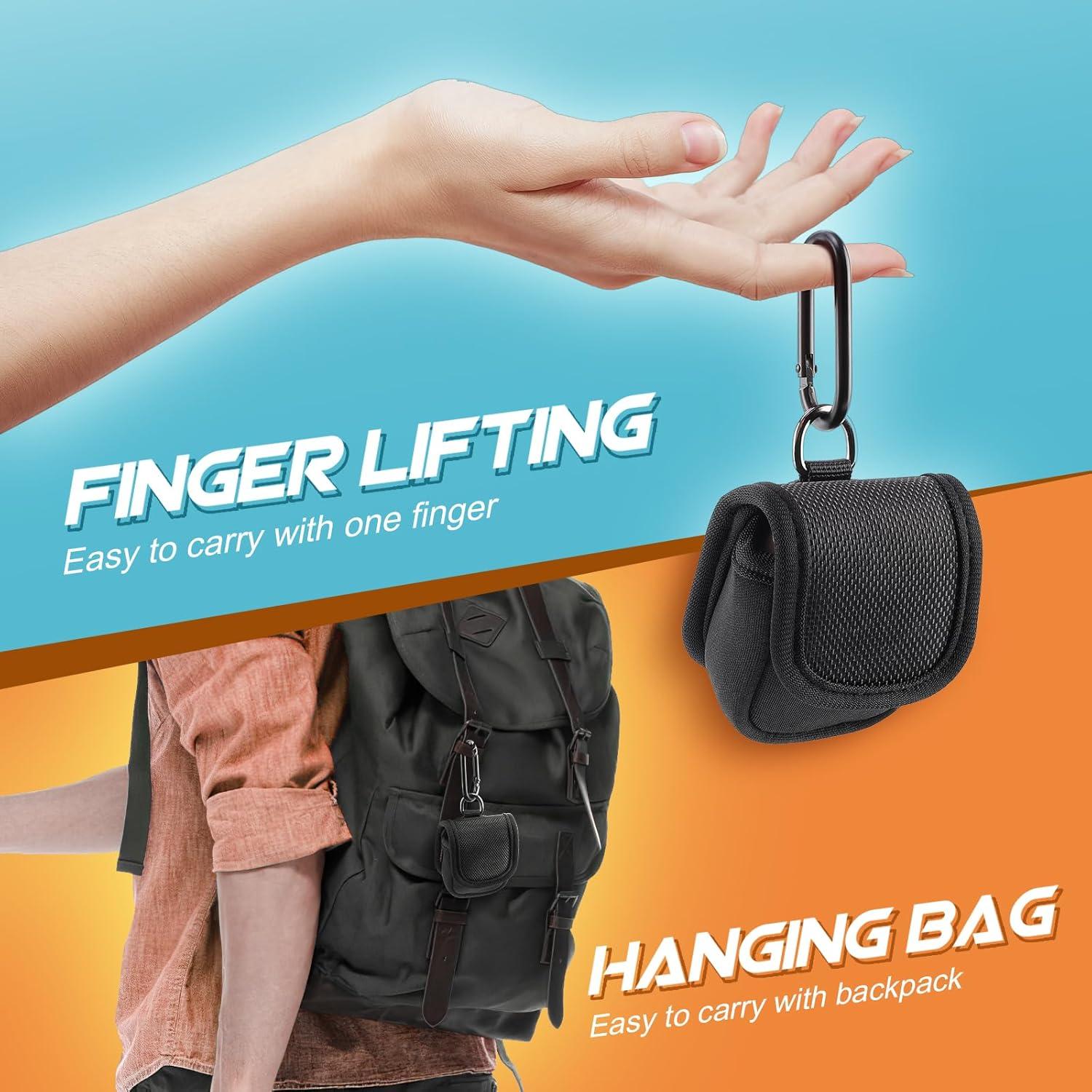 Mini Bolsa para Auriculares Deseo de Diseño - Negro, Compacta y Ligera