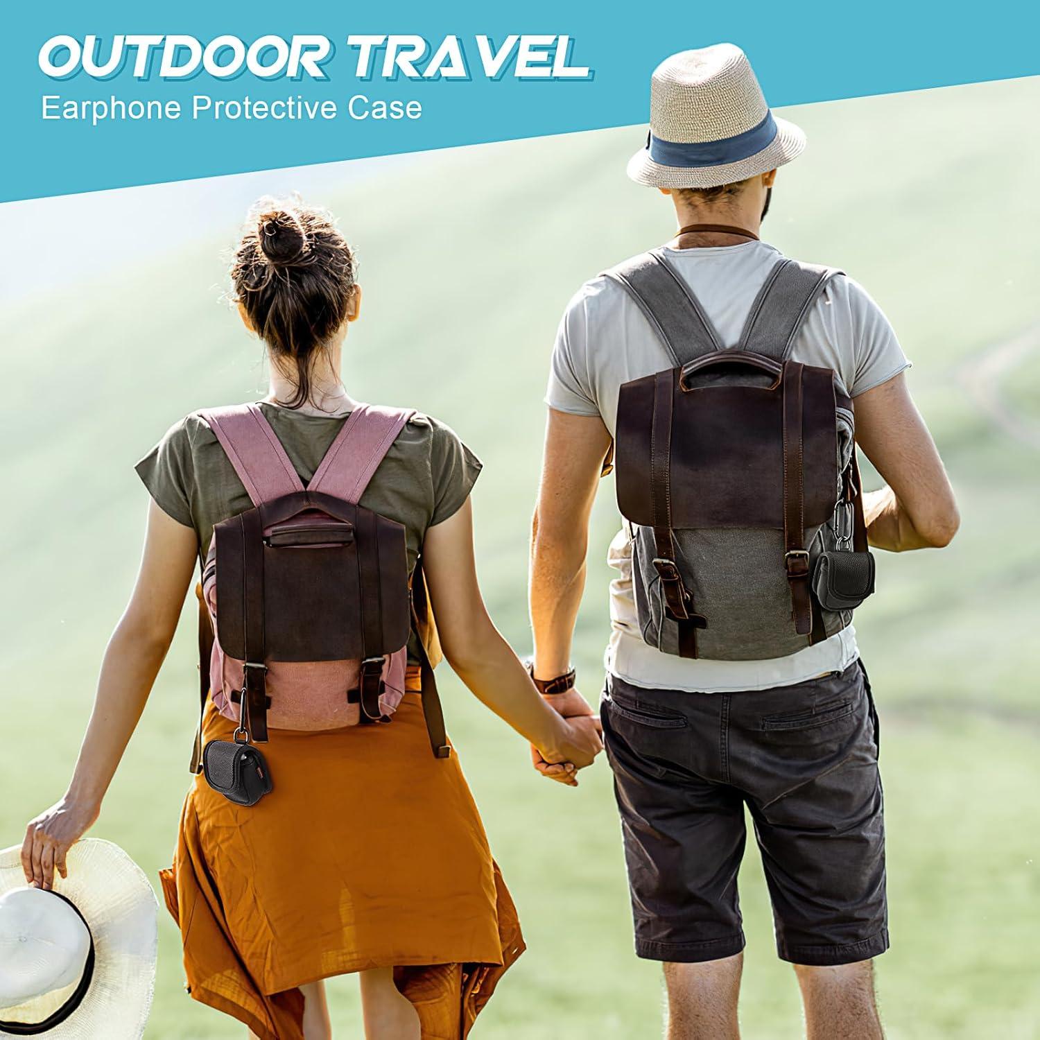 Mini Bolsa para Auriculares Deseo de Diseño - Negro, Compacta y Ligera