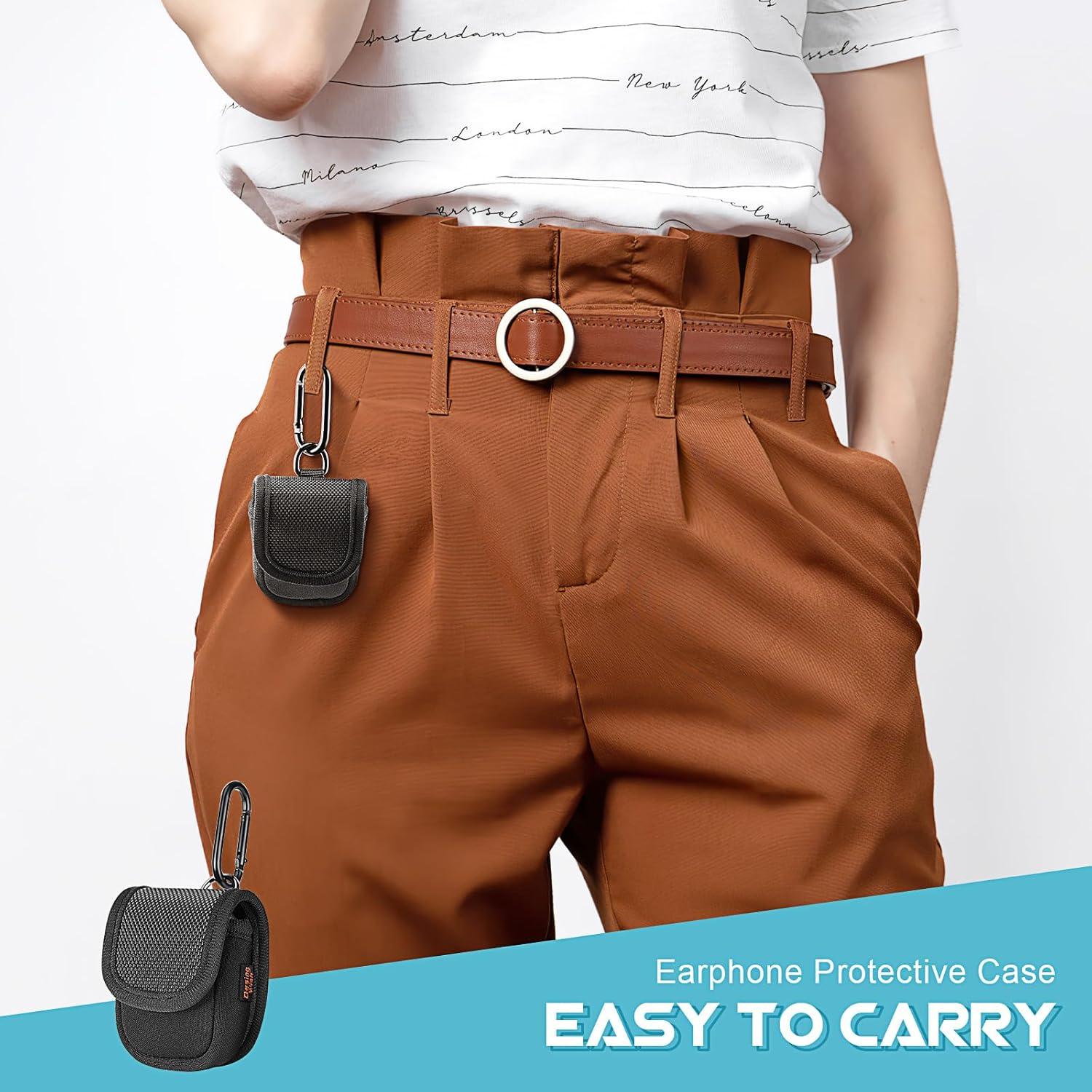 Mini Bolsa para Auriculares Deseo de Diseño - Negro, Compacta y Ligera