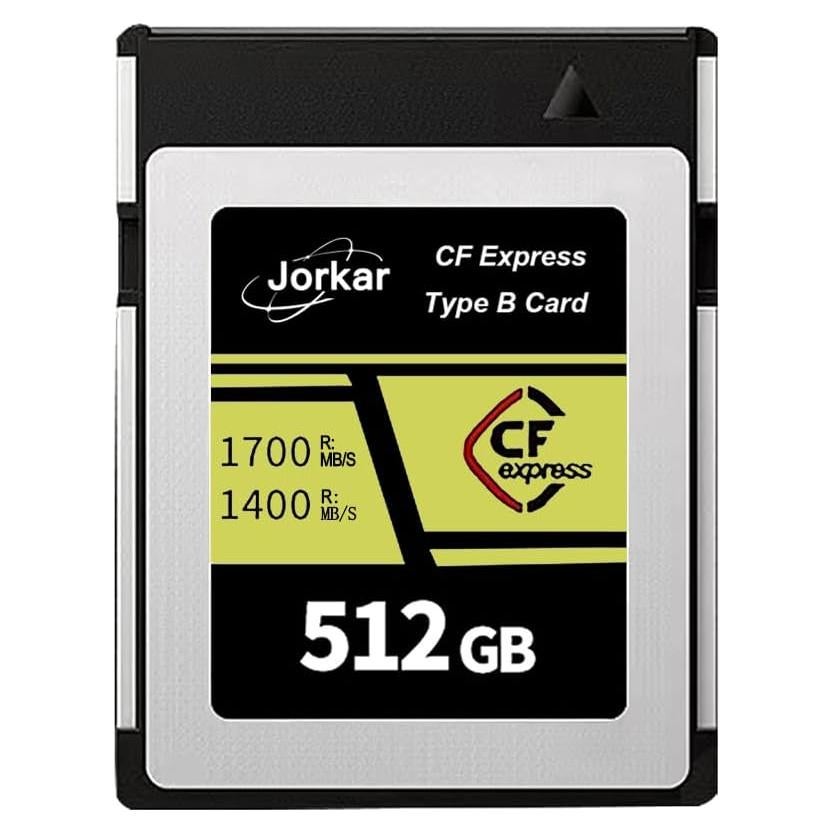Tarjeta CFexpress Tipo B Jorkar 512GB Oro 1700MB/s