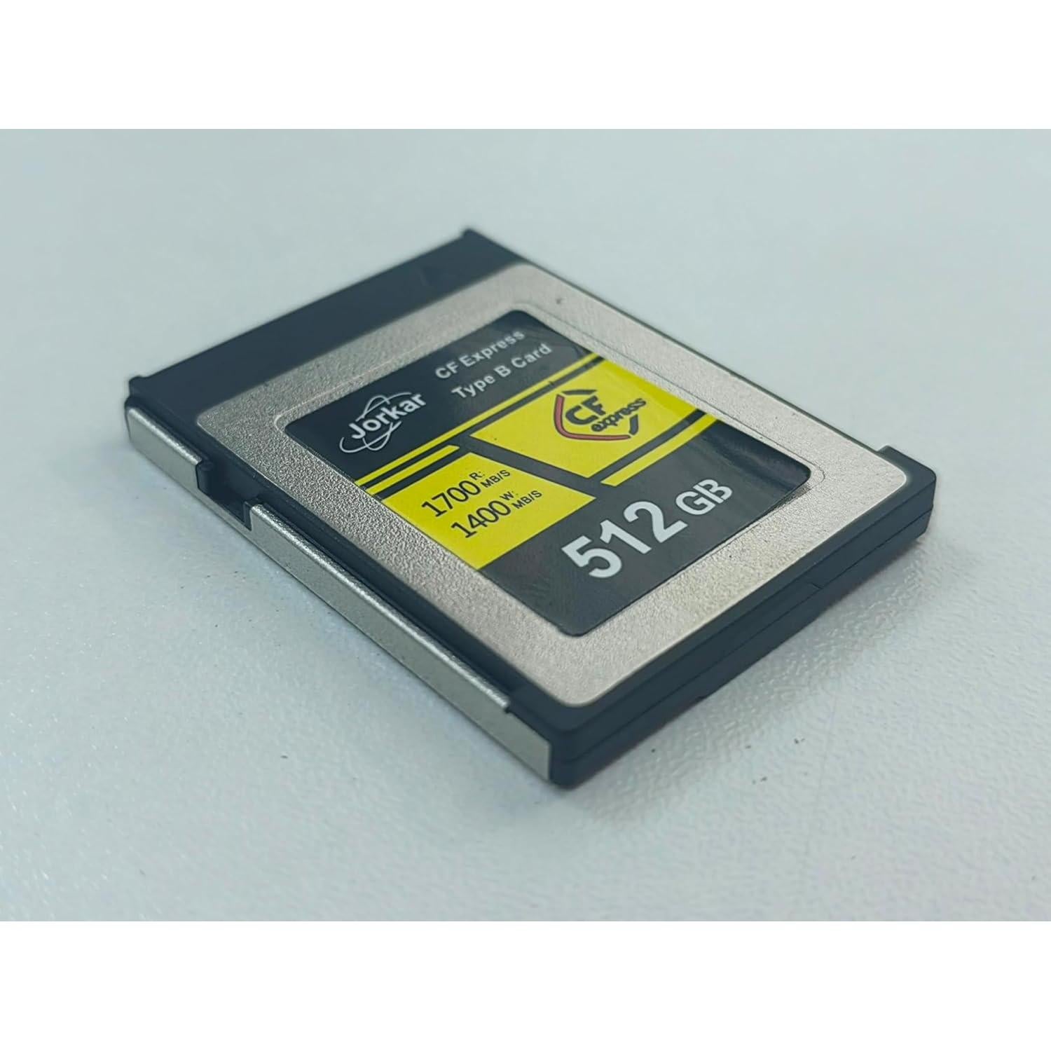 Tarjeta CFexpress Tipo B Jorkar 512GB Oro 1700MB/s