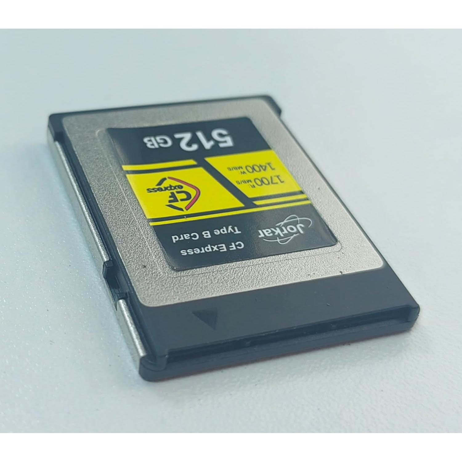 Tarjeta CFexpress Tipo B Jorkar 512GB Oro 1700MB/s