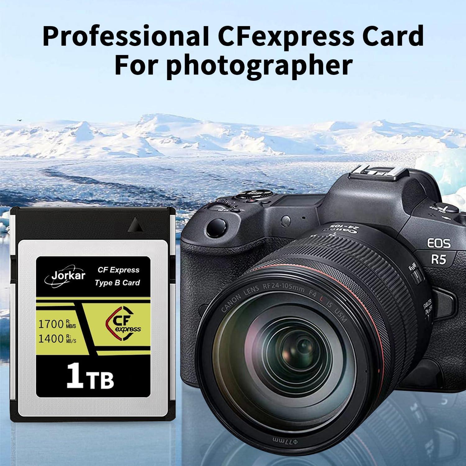 Tarjeta CFexpress Tipo B Jorkar 512GB Oro 1700MB/s