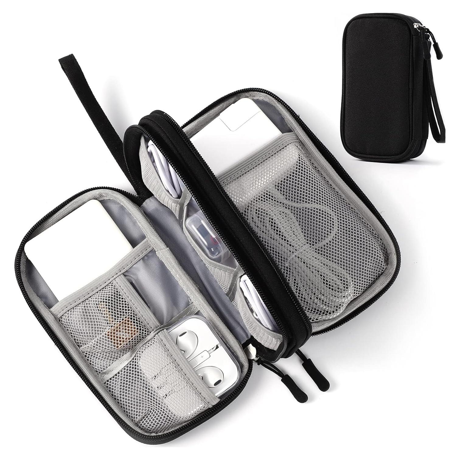 Bolsa Organizadora Electrónica Tildaks Negra 3 Compartimentos