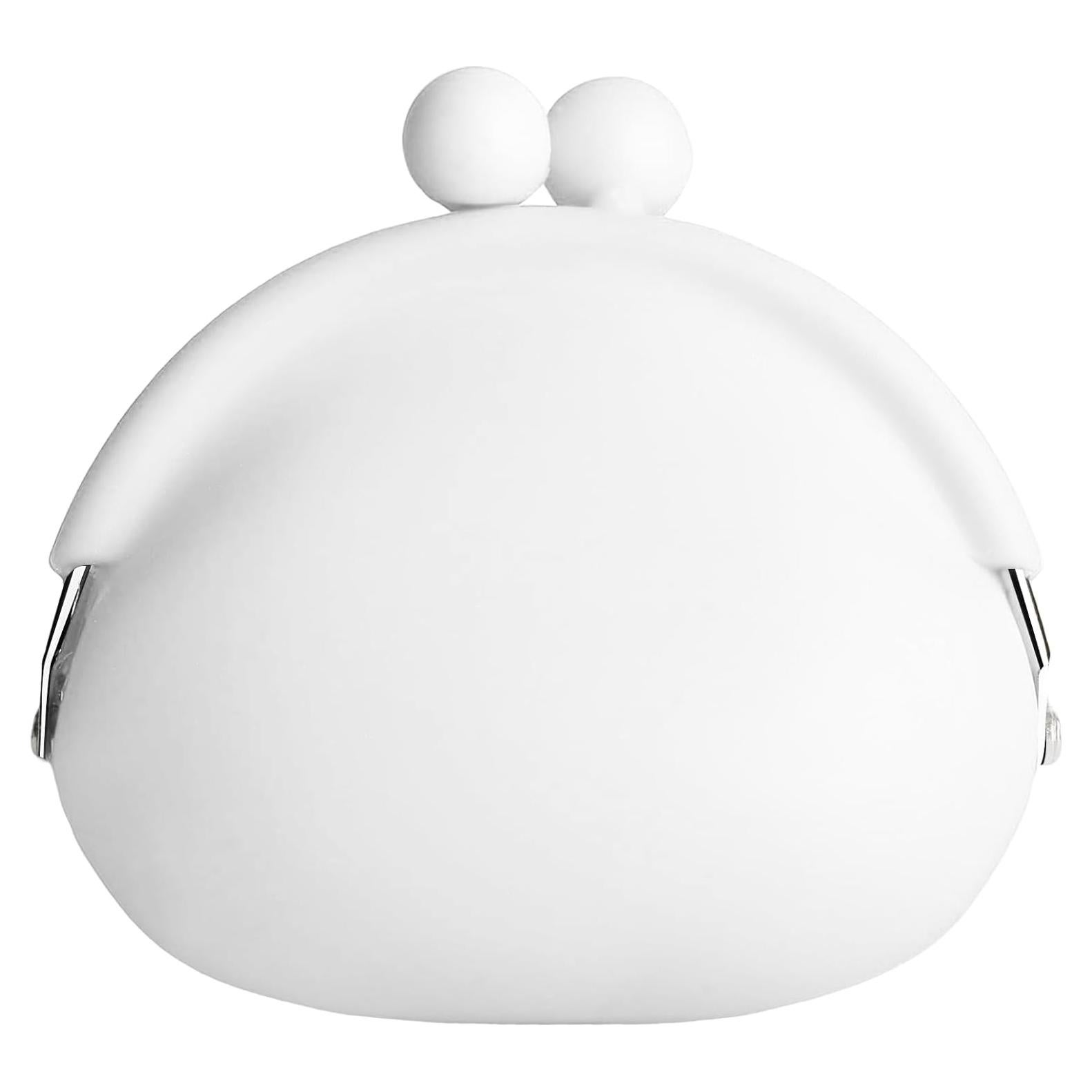 Monedero de Silicona Jalopink para Mujeres - Blanco, 8.9 cm