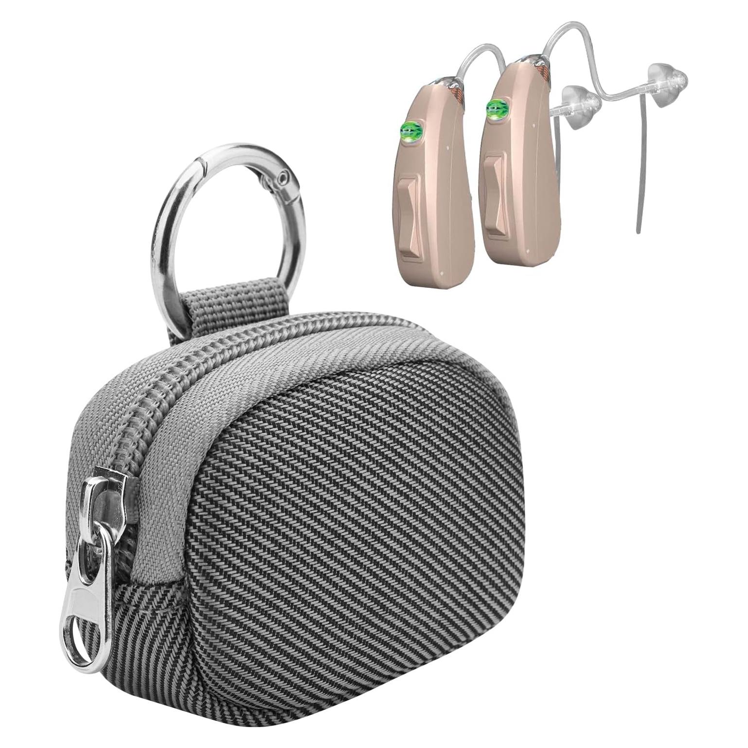 Funda Protectora para Audífonos Beautyflier Gris Tamaño Bolsillo