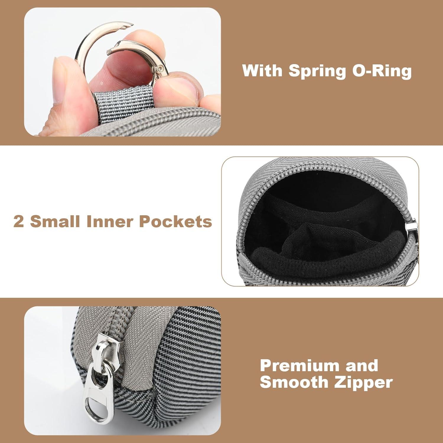 Funda Protectora para Audífonos Beautyflier Gris Tamaño Bolsillo