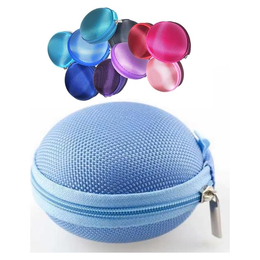 Estuche Redondo para Auriculares JustJamz - 10 Paquete Multicolor