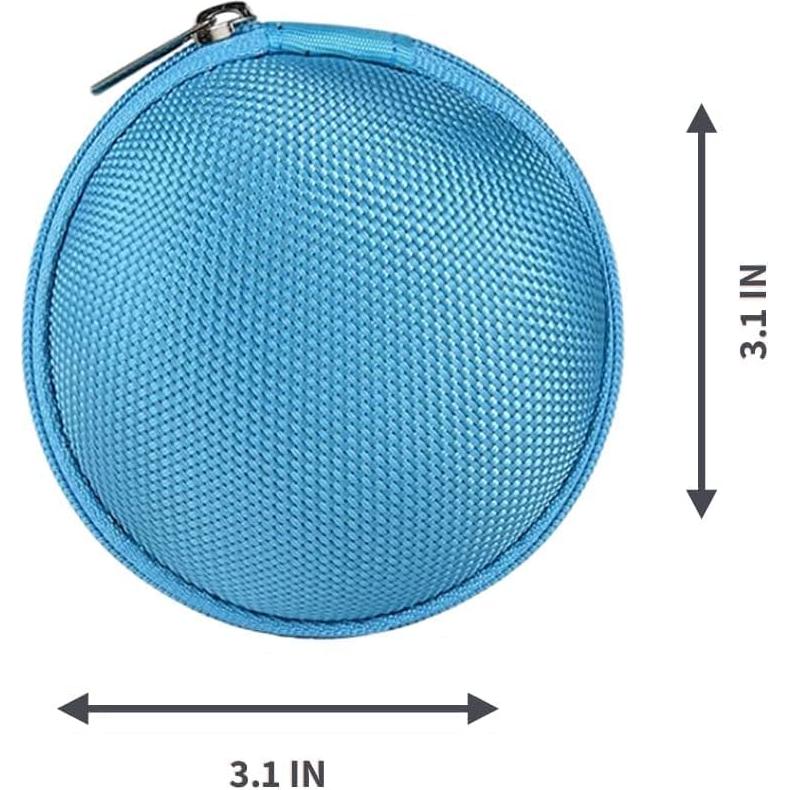 Estuche Redondo para Auriculares JustJamz - 10 Paquete Multicolor