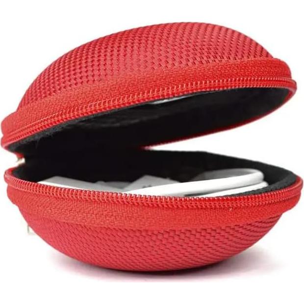 Estuche Redondo para Auriculares JustJamz - 10 Paquete Multicolor