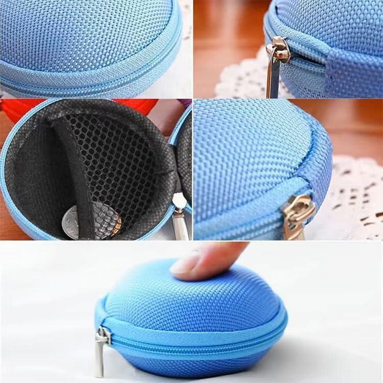 Estuche Redondo para Auriculares JustJamz - 10 Paquete Multicolor