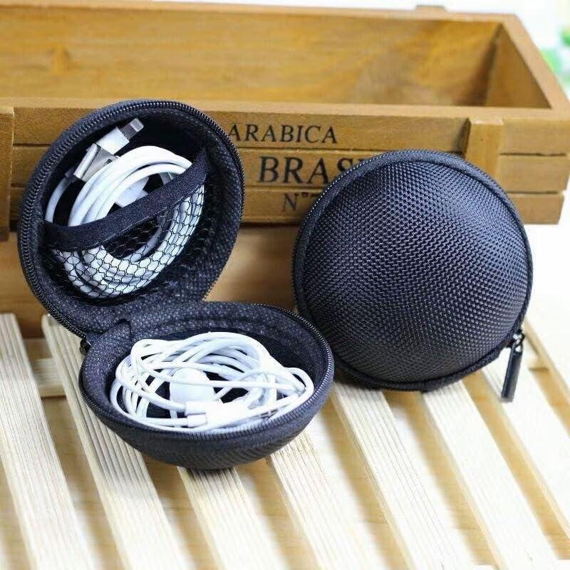 Estuche Redondo para Auriculares JustJamz - 10 Paquete Multicolor