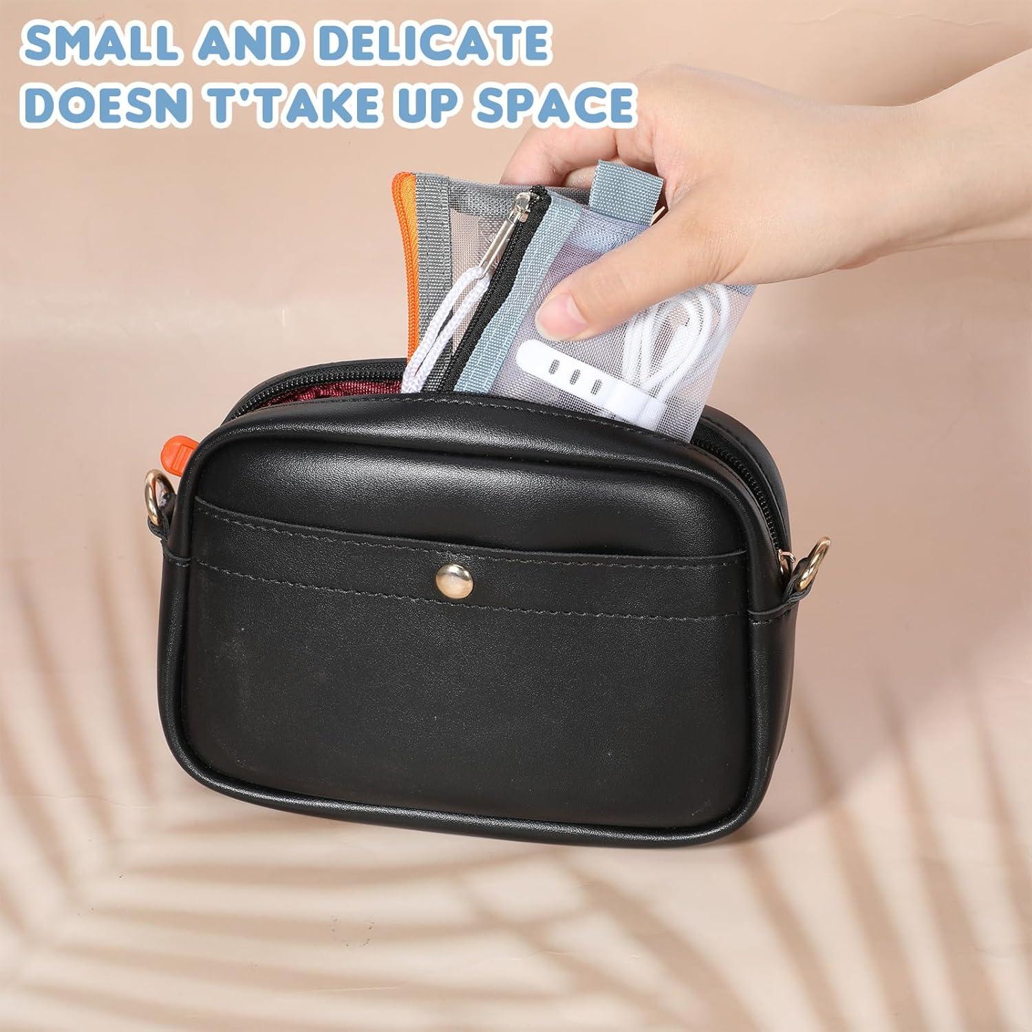 Bolsa de Almacenamiento con Cremallera Larrel - 4 Piezas Nylon 11.5x8 cm