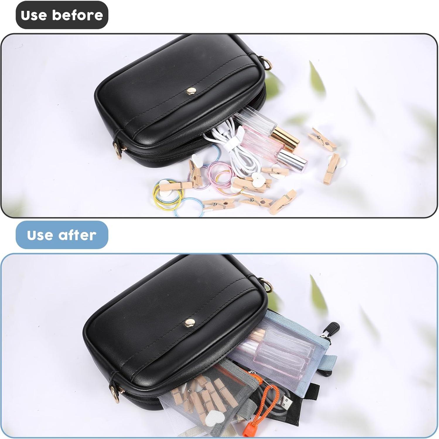 Bolsa de Almacenamiento con Cremallera Larrel - 4 Piezas Nylon 11.5x8 cm