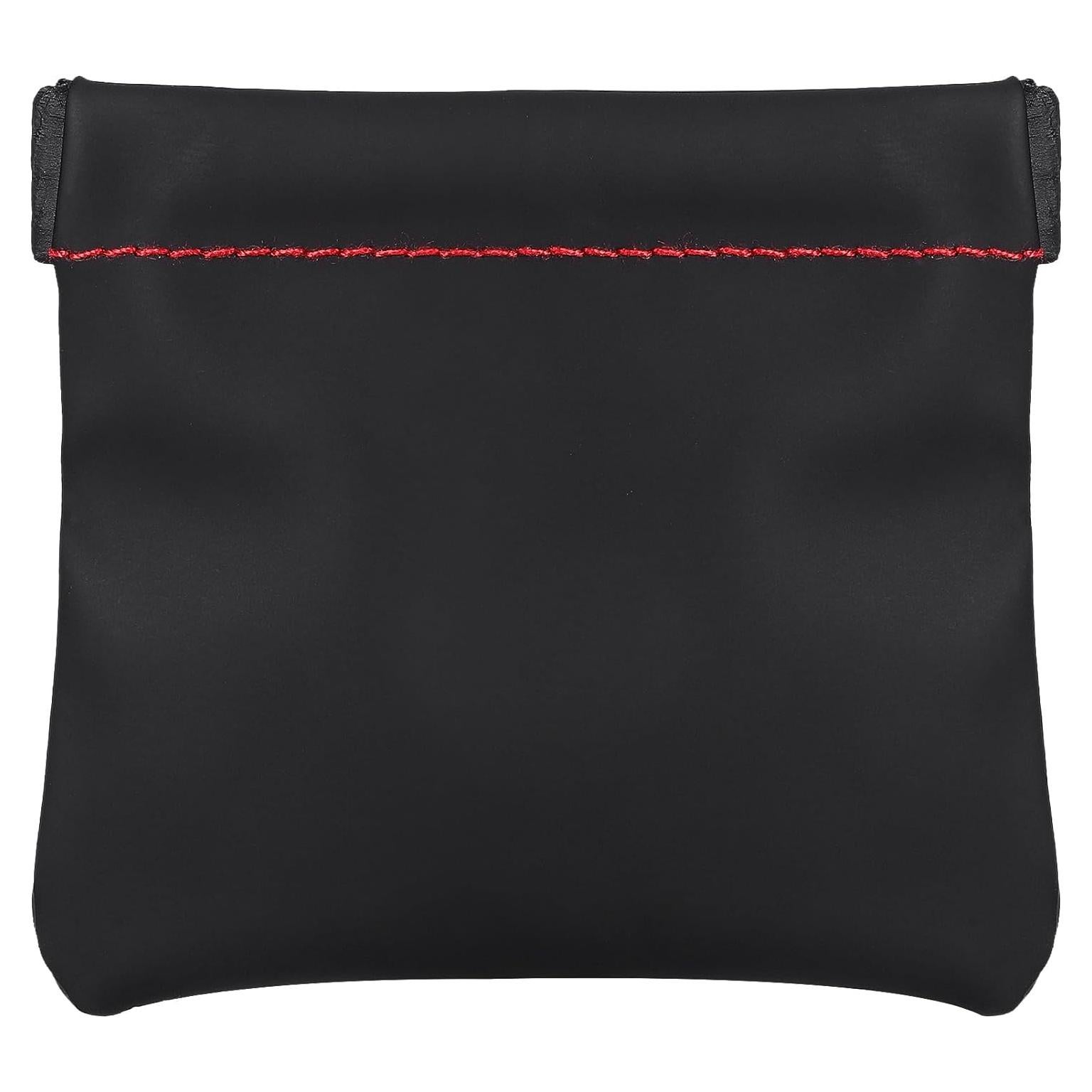 Bolsa de Auriculares de PU Healifty Compacta 8.5x8 cm Negra