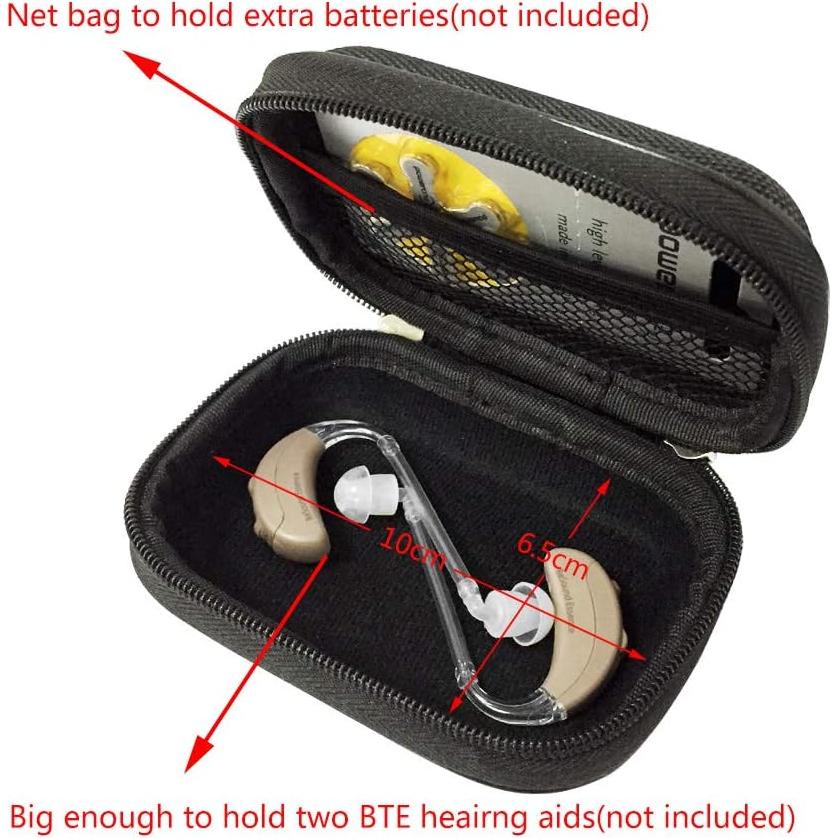 Funda de Auriculares Portátil Soundlink Oxford Negra 11.5x5x8.5cm