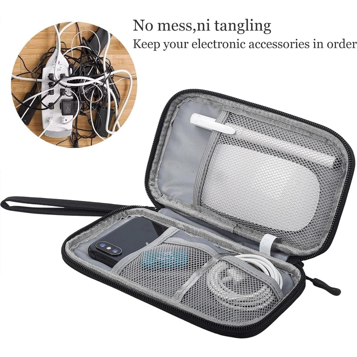 Funda Organizadora de Cables CAAORDKSO Negra Impermeable