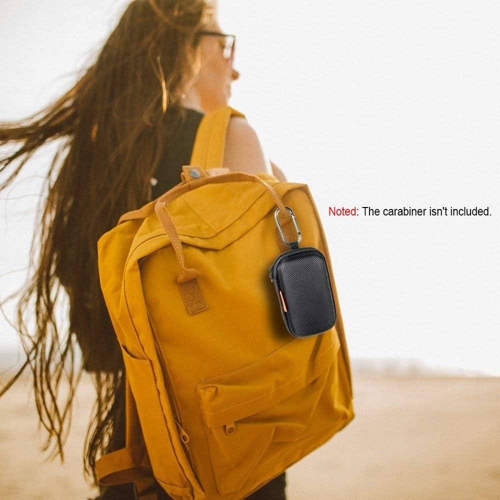 Funda de Auriculares EVA GLCON Negra y Roja - Compacta y Resistente