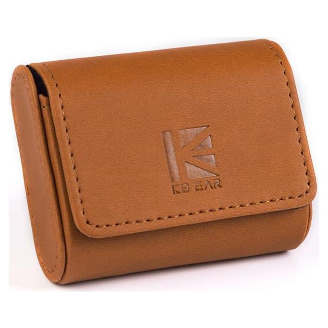 Funda de Transporte KBEAR para Auriculares In-Ear Marrón