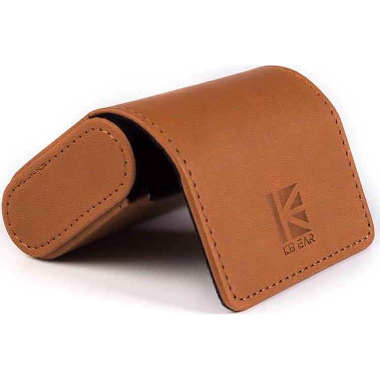 Funda de Transporte KBEAR para Auriculares In-Ear Marrón