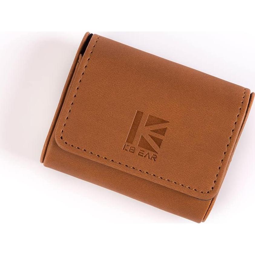 Funda de Transporte KBEAR para Auriculares In-Ear Marrón