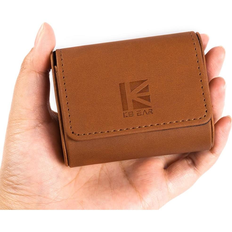 Funda de Transporte KBEAR para Auriculares In-Ear Marrón