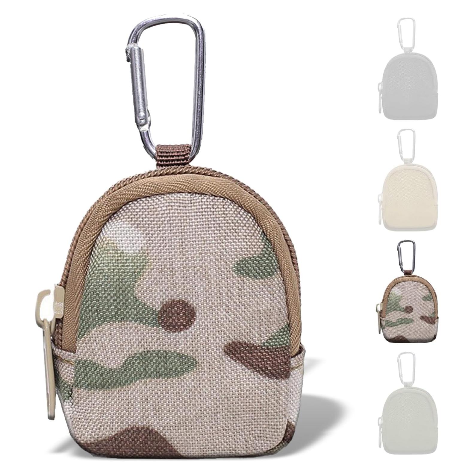 Bolsa Táctica para Monedas YERGOFE Camo Desértico Compacta
