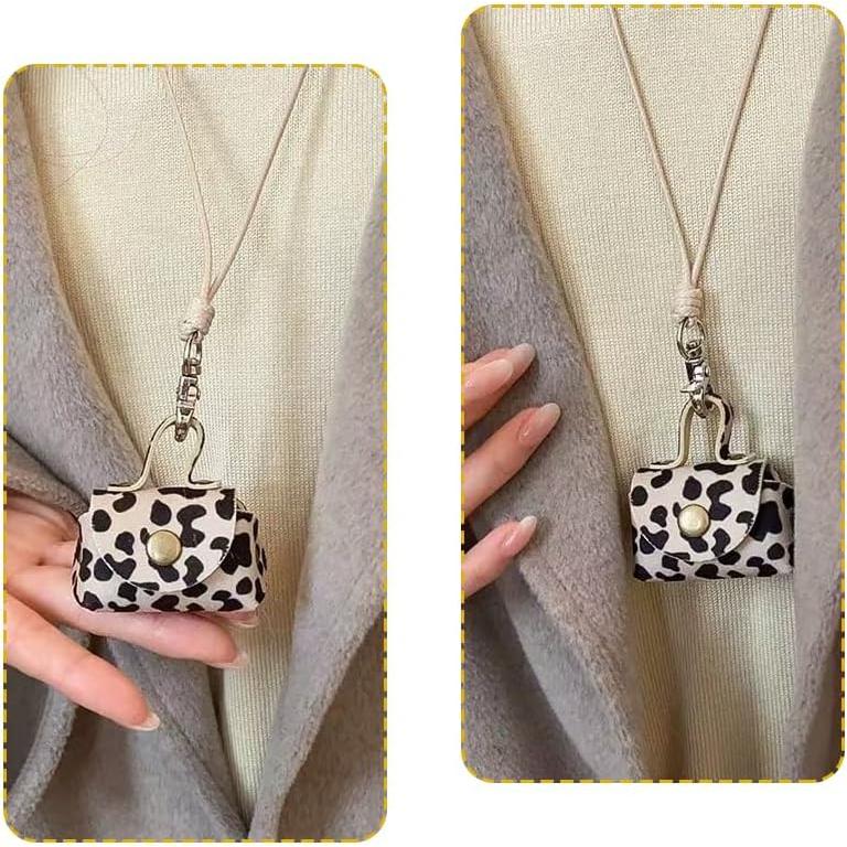 Collar Monedero de Cuero con Lanyard para Mujeres - ShiQiao