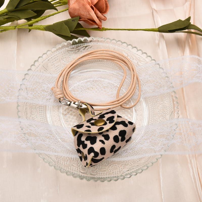 Collar Monedero de Cuero con Lanyard para Mujeres - ShiQiao