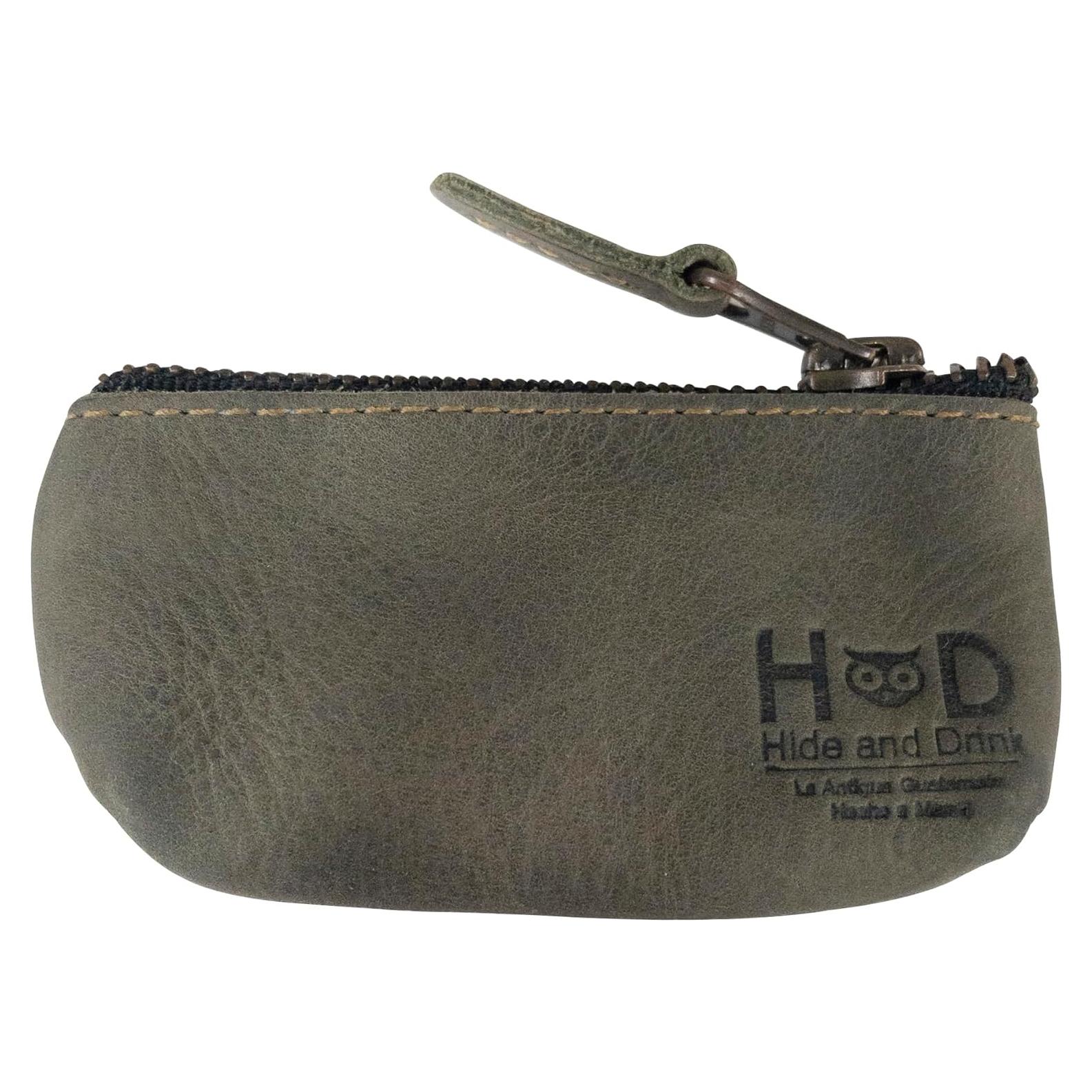 Estuche de Llaves de Cuero Hide & Drink - Vintage, Hecho a Mano