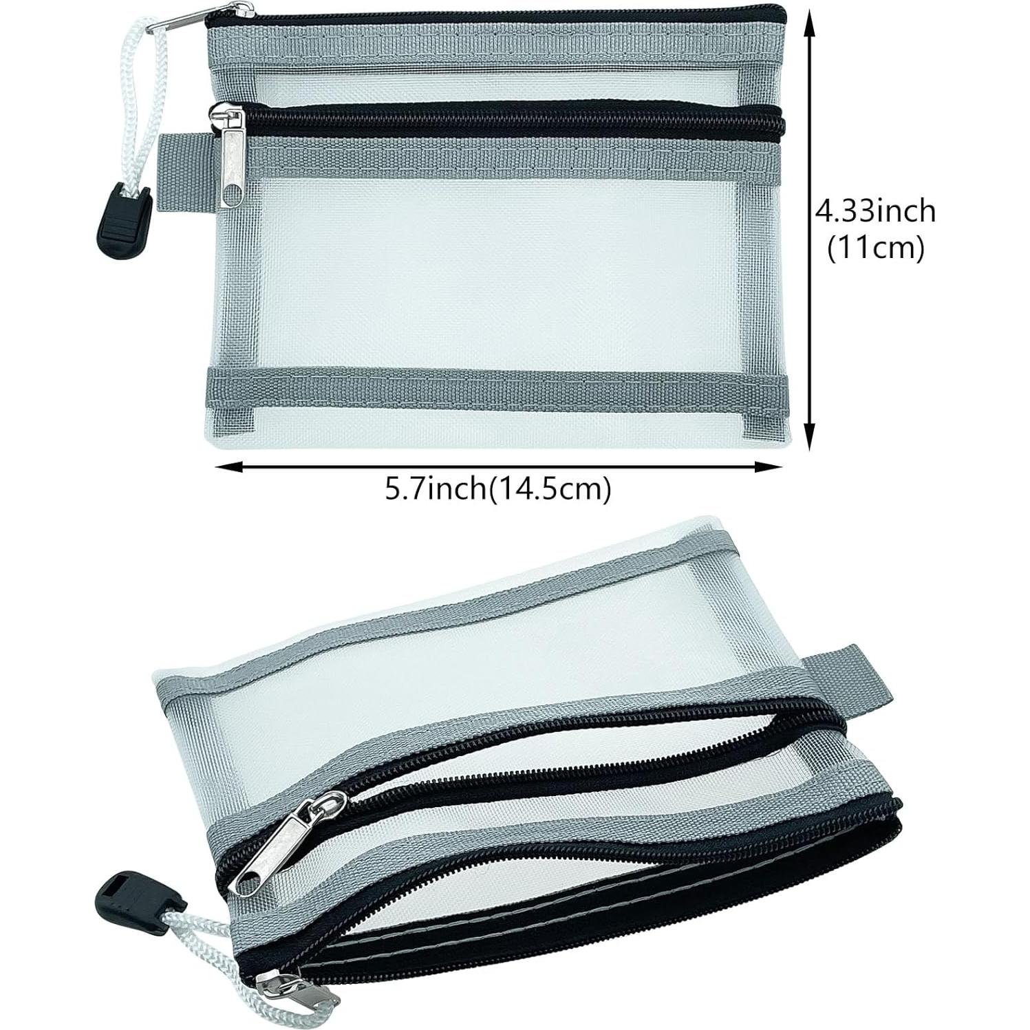 9 Bolsas de Malla con Cremallera Aswewamt 14.5x11 cm Nylon