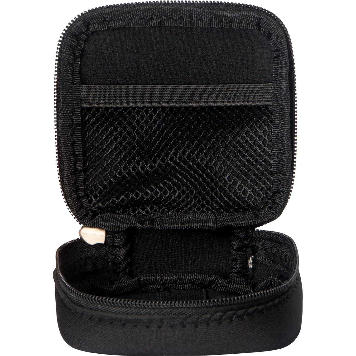 Mini Bolsa Organizador Electrónico Neopreno 10x10 cm Negro